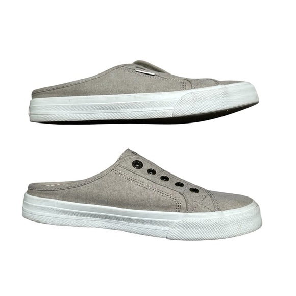 Taos Women’s 9.5 Tan Oat Washed Canvas EZ-Soul Slip On Mule Sneaker - Picture 7 of 11